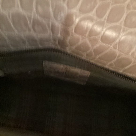 MULBERRY CROC EMBOSSED LEATHER MESSANGER BAG - Picture 14 of 16